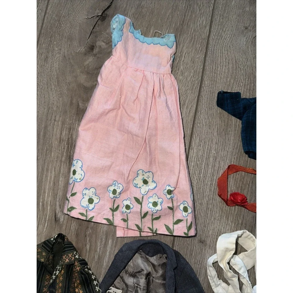 19 PCs Vintage‎ Barbie & Ken Doll Clothing Lot Dresses Outfits